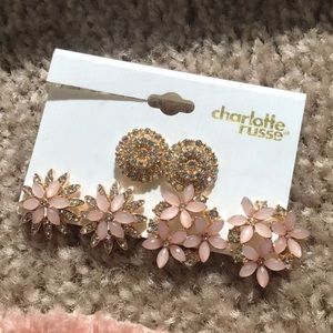 Charlotte Russe Floral Earrings
